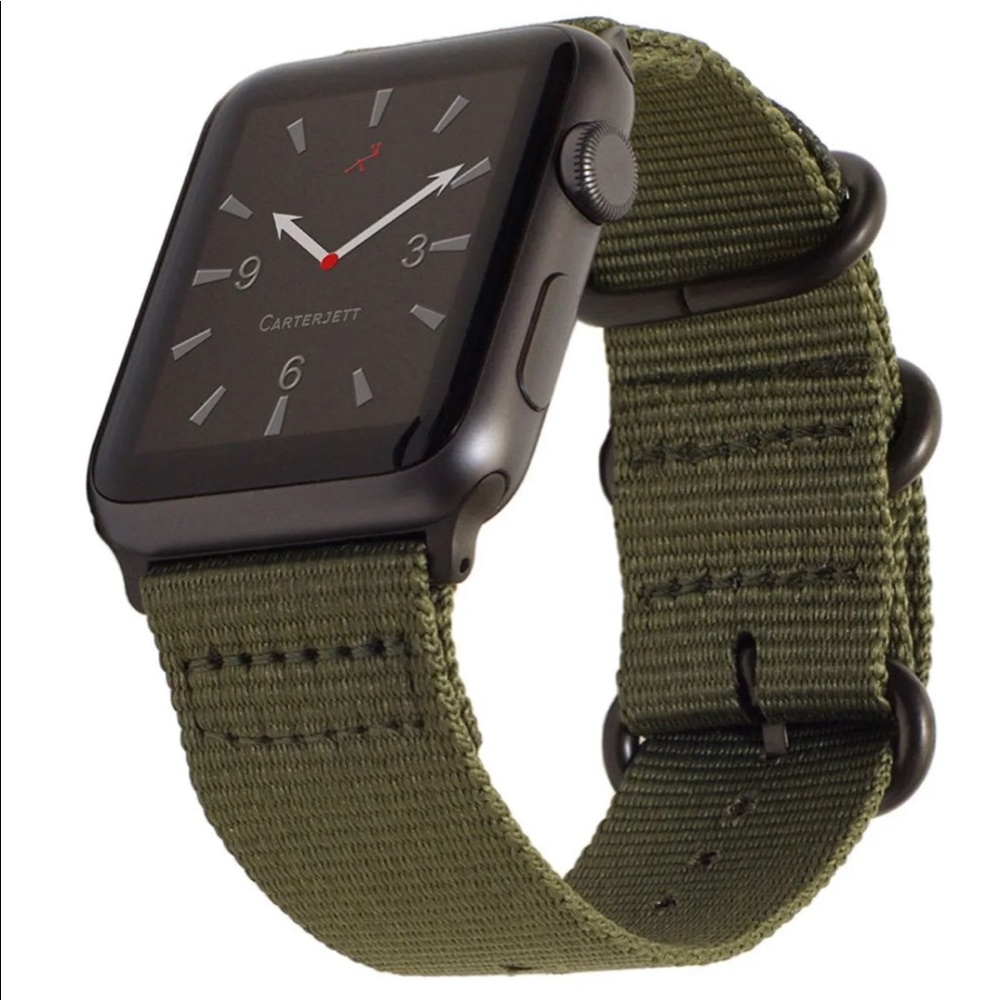 New Iwatch military army green strap 42mm & 44mm